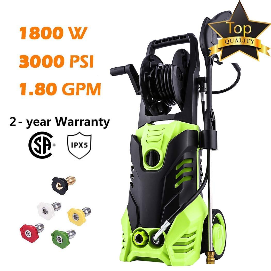 Homdox 3000 PSI Electric Pressure Washer, High Pressure Washer