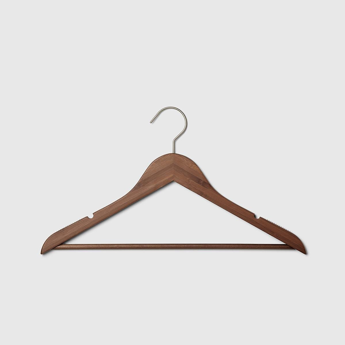 Marie Kondo Bamboo Non-Slip Hangers Case of 20 Pkg/20