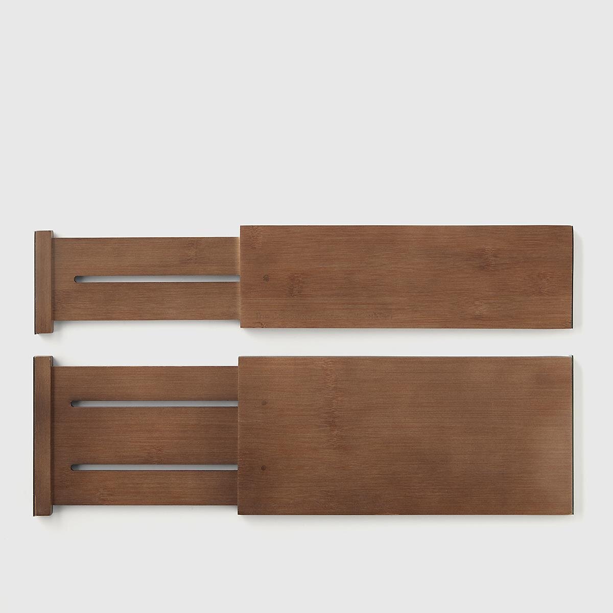 Marie Kondo Bamboo Drawer Dividers Set of 2