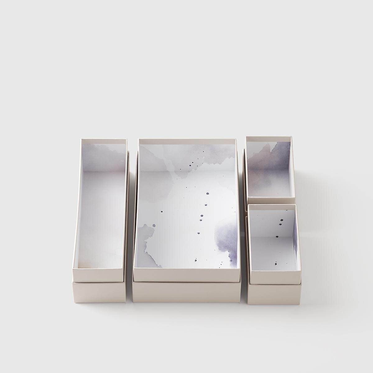 Marie Kondo Clarity Hikidashi Medium Organizer Boxes Pkg/8